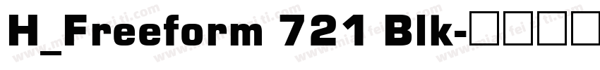 H_Freeform 721 Blk字体转换